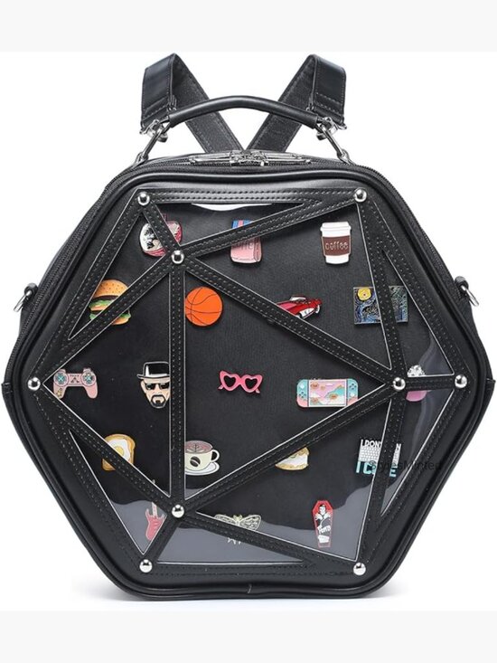 Ita Bag Crossbody Backpack PU Leather Pin Display Kawaii